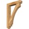 Ekena Millwork Imperial Arts and Crafts Rough Sawn Bracket w/ Offset Brace, Western Red Cedar, 6"W x 30"D x 42"H BKT0604X30X42IMP03RWR - alternate 1